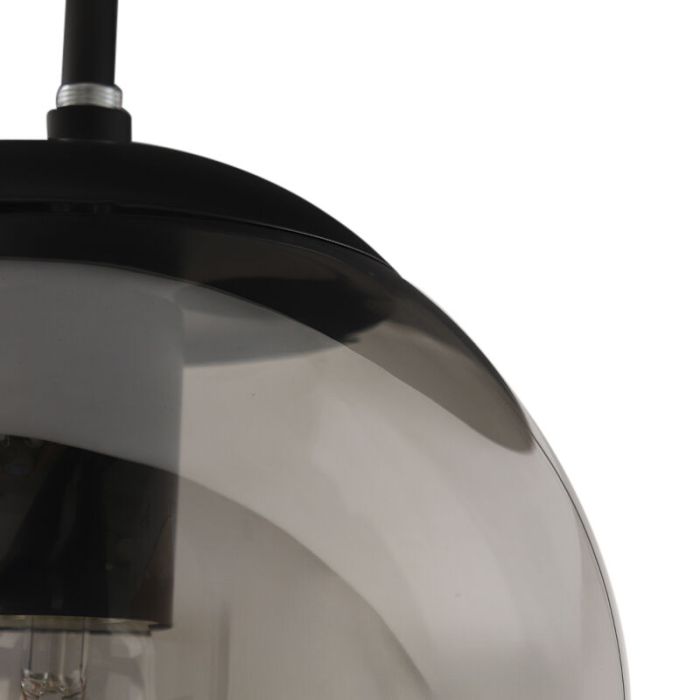 Plafonnier noir design, Dolf