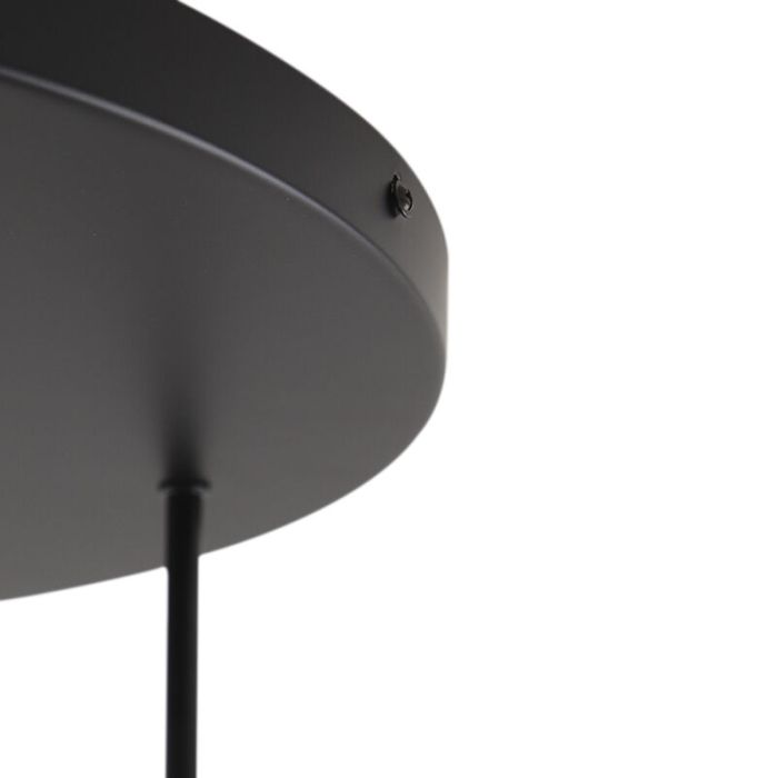 Plafonnier noir design, Dolf