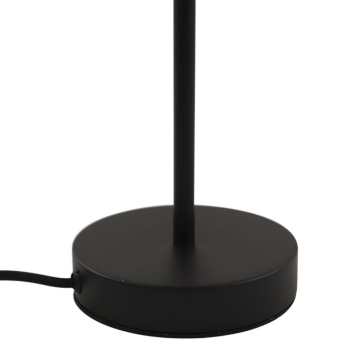 Lampe de table ambre moderne, Gaya, avec interrupteur