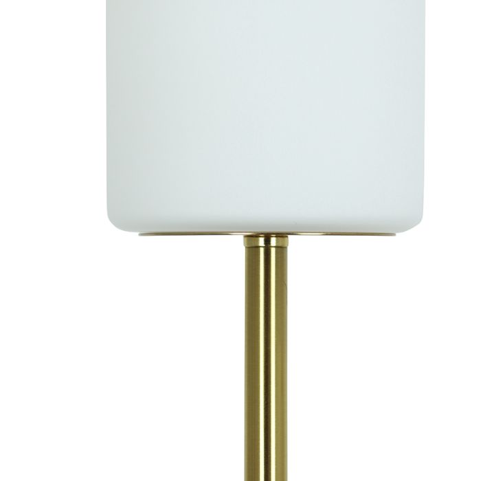 Lampadaire blanc moderne, Gaya, avec interrupteur