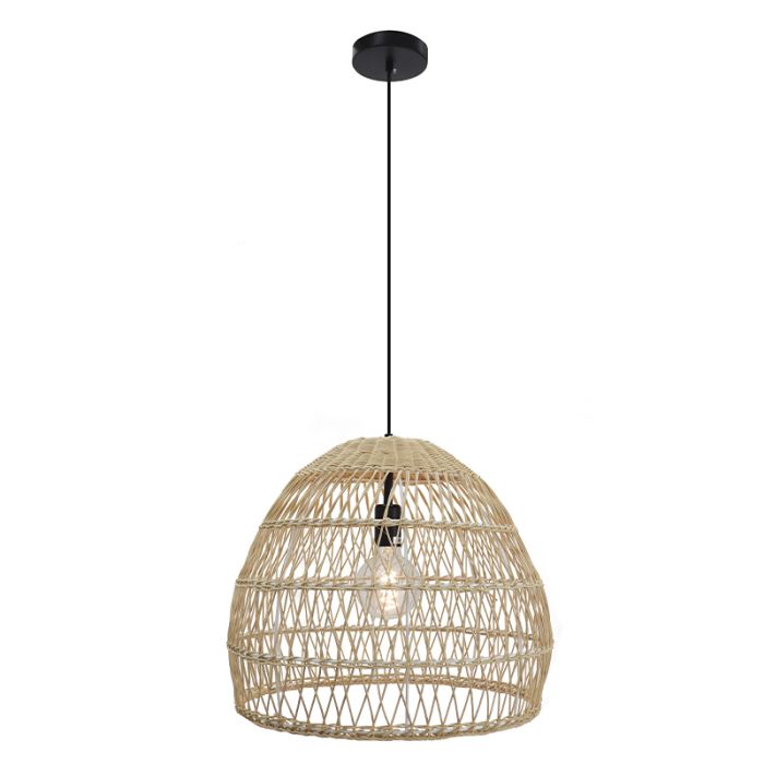 Suspension en rotin marronne, Rosa