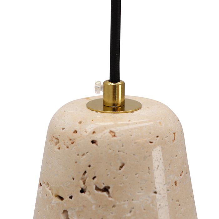 Suspension en marbre beige, Claes