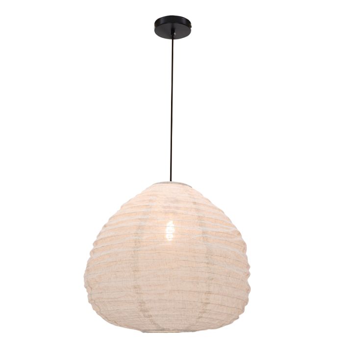 Suspension beige rustique, Leila
