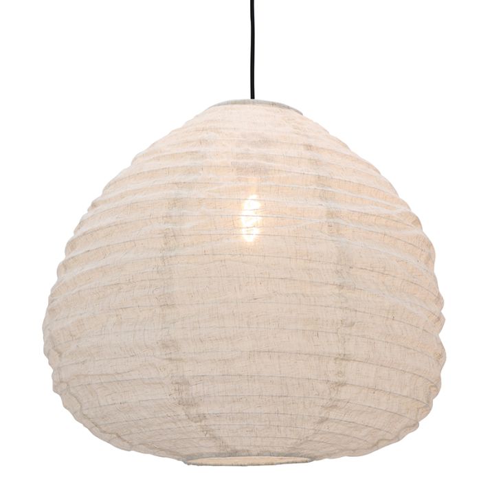 Suspension beige rustique, Leila