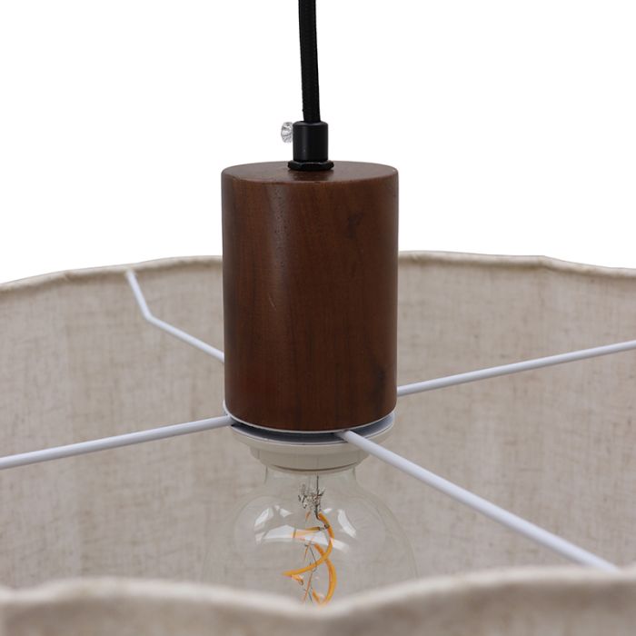 Suspension beige rustique, Loulou