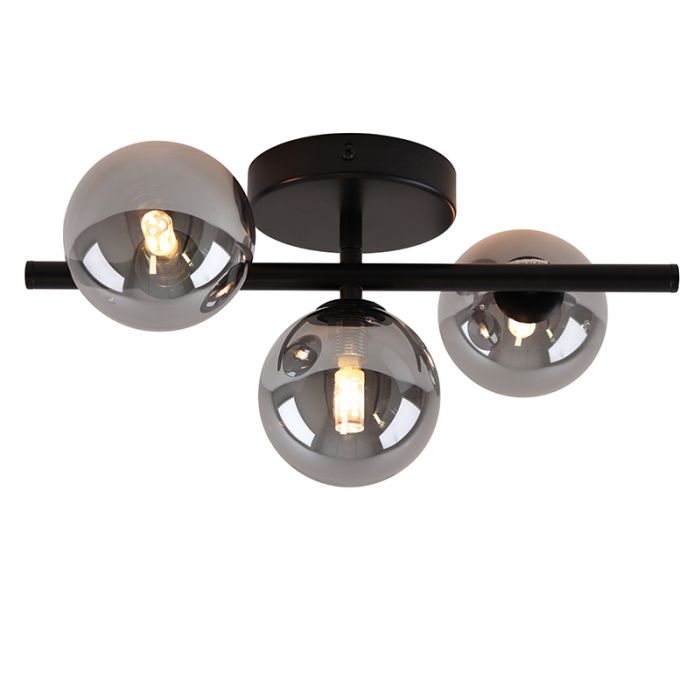 Plafonnier gris design, Remo
