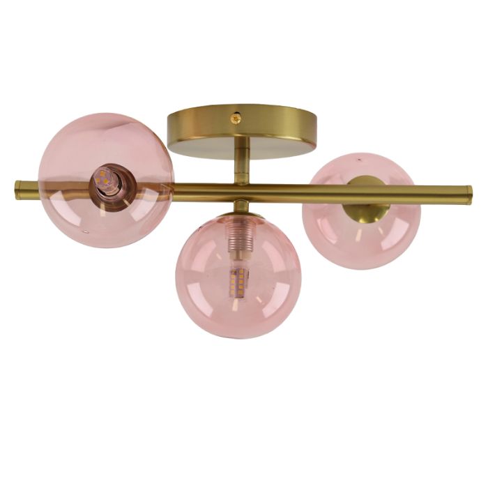 Plafonnier rose design, Remo