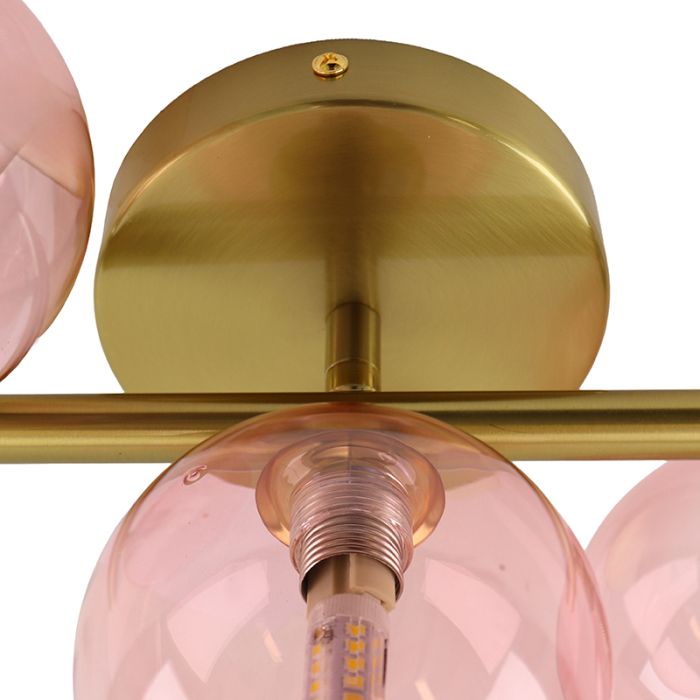 Plafonnier rose design, Remo