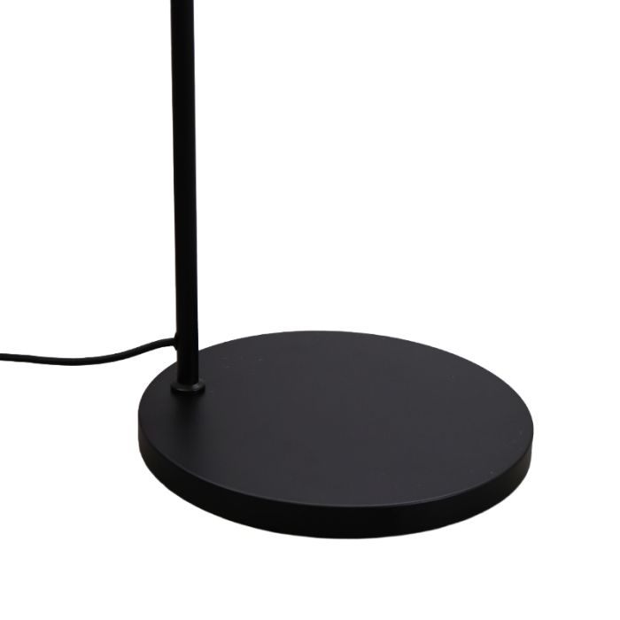 Lampadaire marron rustique, Selena, avec interrupteur
