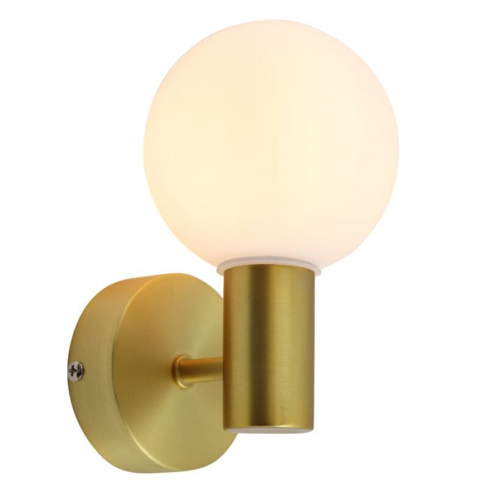 Applique salle de bain dorée moderne, Amer, IP44