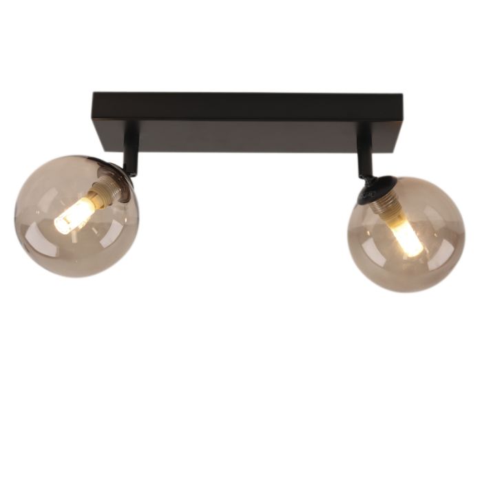 Plafonnier salle de bain ambre moderne, Amer, IP44