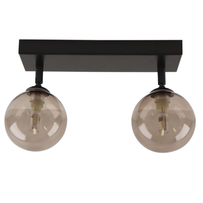 Plafonnier salle de bain ambre moderne, Amer, IP44