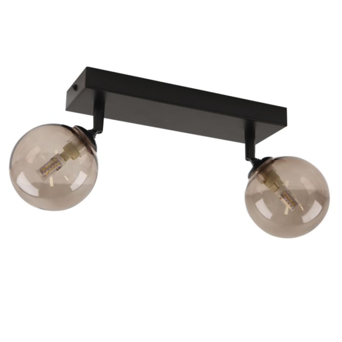 Plafonnier salle de bain ambre moderne, Amer, IP44