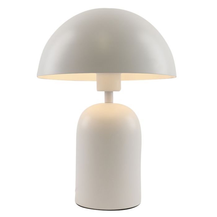 Lampe de table blanche moderne, Isha, avec interrupteur