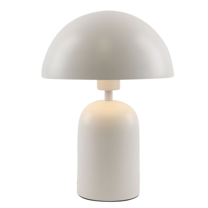 Lampe de table blanche moderne, Isha, avec interrupteur