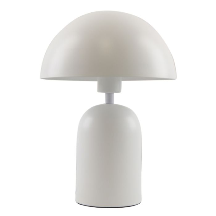Lampe de table blanche moderne, Isha, avec interrupteur