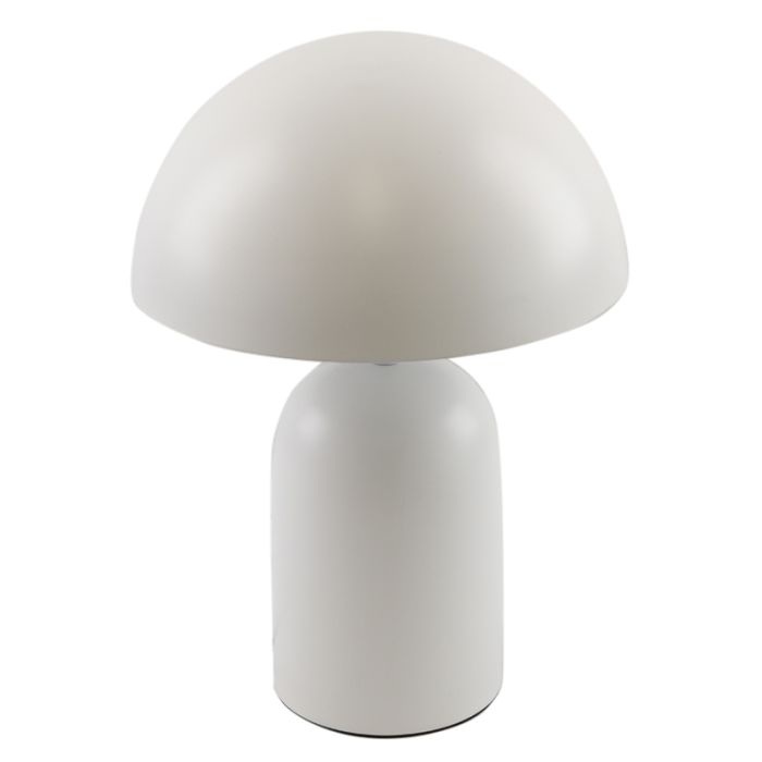 Lampe de table blanche moderne, Isha, avec interrupteur