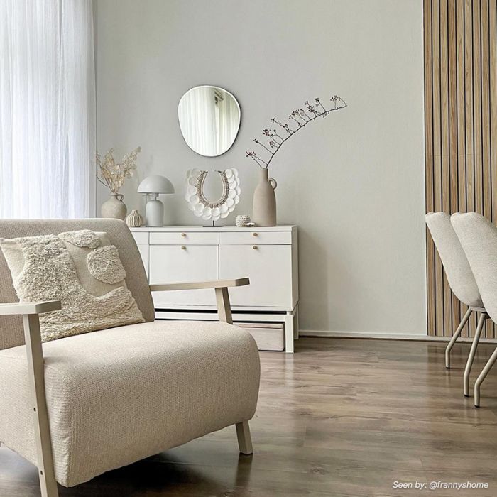 Lampe de table blanche moderne, Isha, avec interrupteur