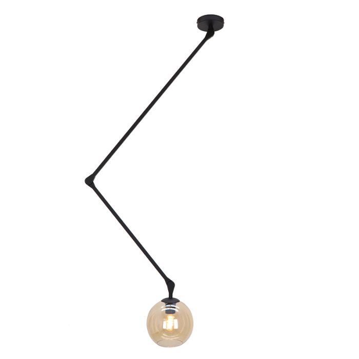 Plafonnier noir moderne, Giada