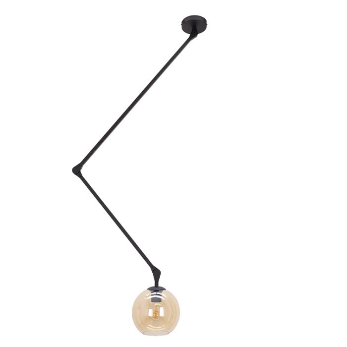 Plafonnier noir moderne, Giada