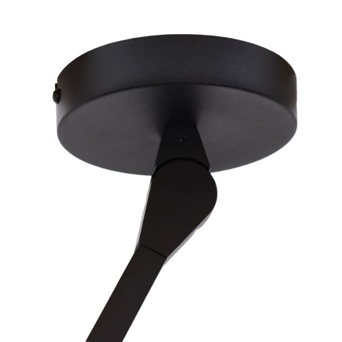 Plafonnier noir moderne, Giada