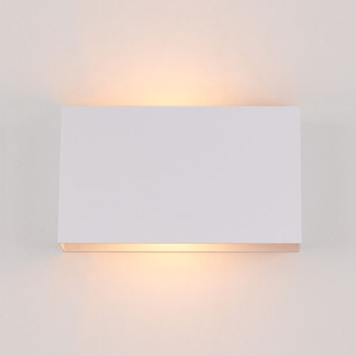 Applique murale blanche moderne, Perry
