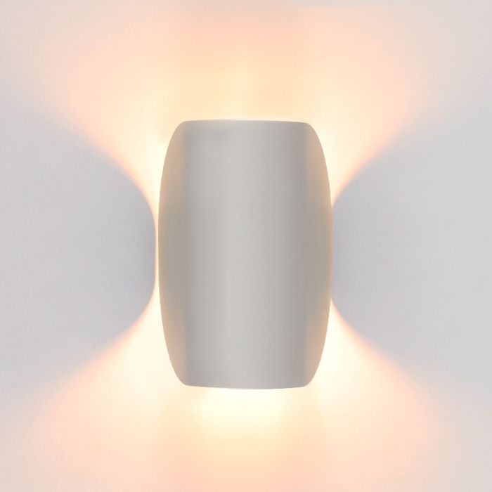 Applique murale blanche moderne, Salomon