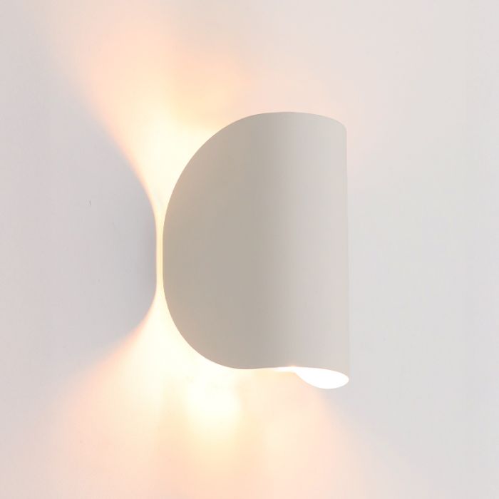 Applique murale blanche moderne, Salomon