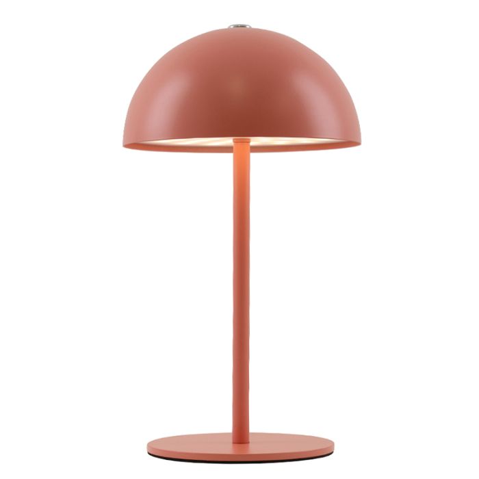 Lampe de table terracotta rétro, Douwe, 4W, dim to warm LED, avec variateur tactile
