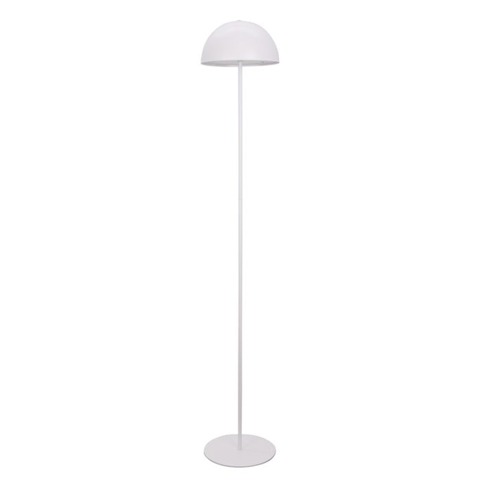 Lampadaire blanc rétro, Douwe, 4W, dim to warm LED, avec variateur tactile
