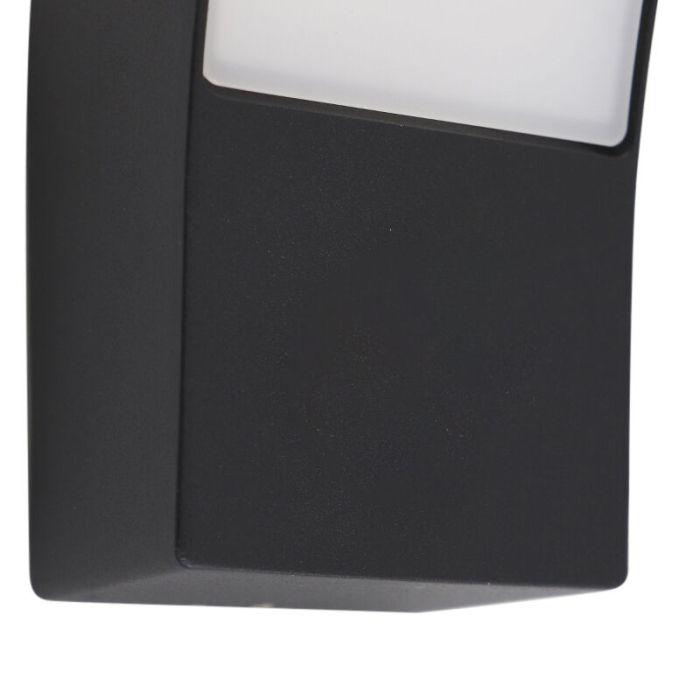 Luminaire extérieur noir moderne, Manel, 12W, 3000K LED, IP44