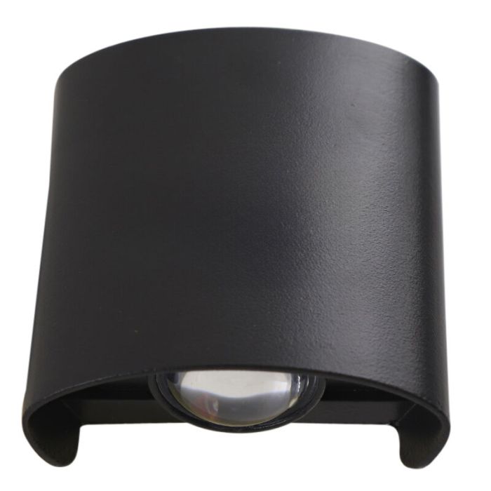 Luminaire extérieur noir en aluminium, Marcio, 2W, 3000K LED, IP54