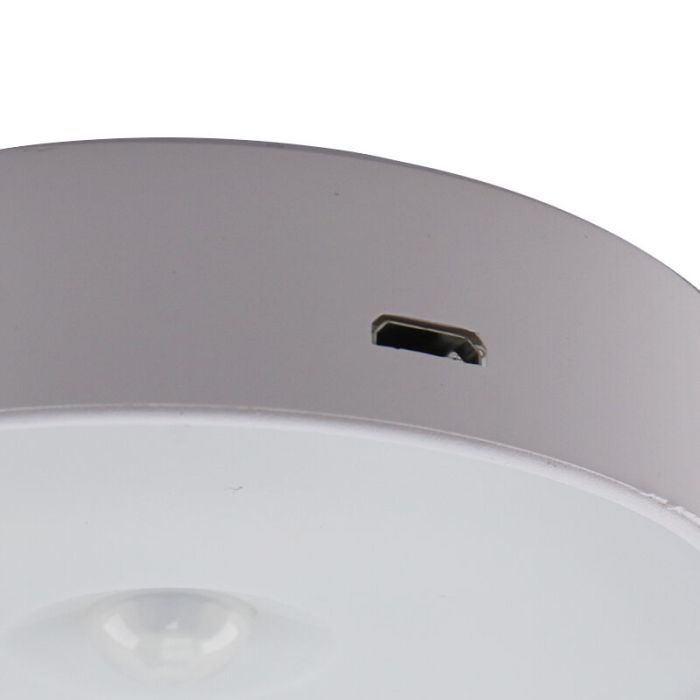 Veilleuse blanche en plastique, Ilene, 1,5W, 3000K LED