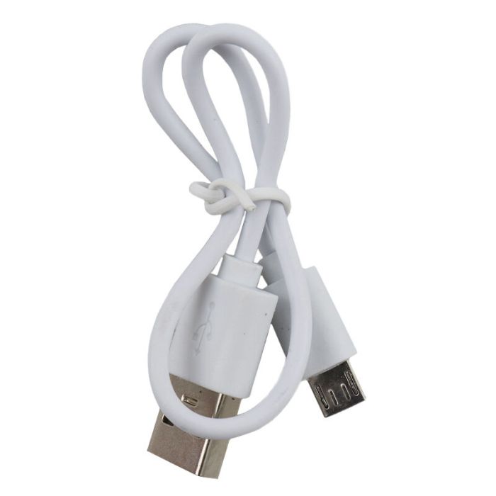 Veilleuse blanche en plastique, Ilene, 1,5W, 3000K LED