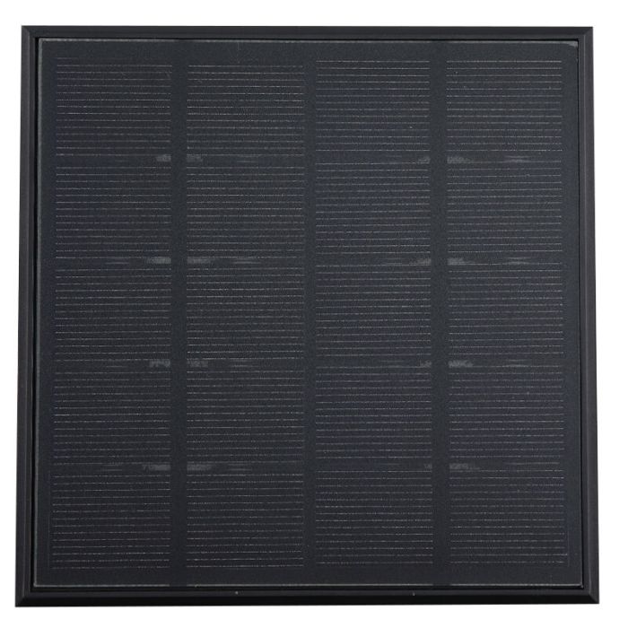 Applique solaire extérieur noire en plastique, Henk, IP65