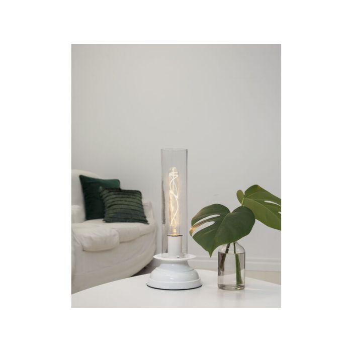 E27 Lampe à tube LED Augusta à intensité réglable, 3,4w 2200K (Extra joli blanc) IP44