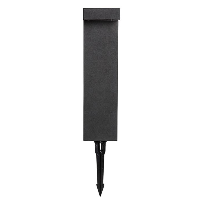 Spot à piquer solaire noir moderne, Anandi, 0,06W, 3000K LED, IP44