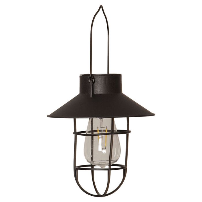 Luminaire extérieur noir industriel, Adrienne, 0,03W, 3000K LED, IP44