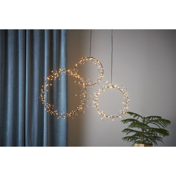 Lumières de Noël à suspendre 24cm, 95 Leds, avec prise
