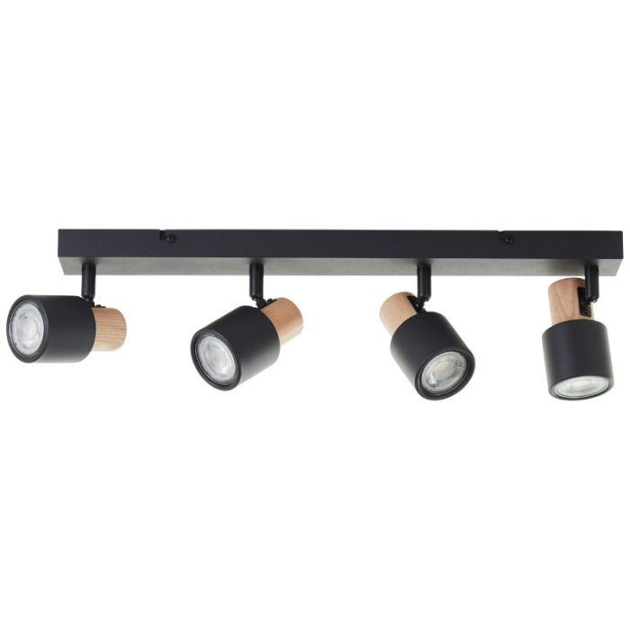 Spot plafond noir moderne, Soscha