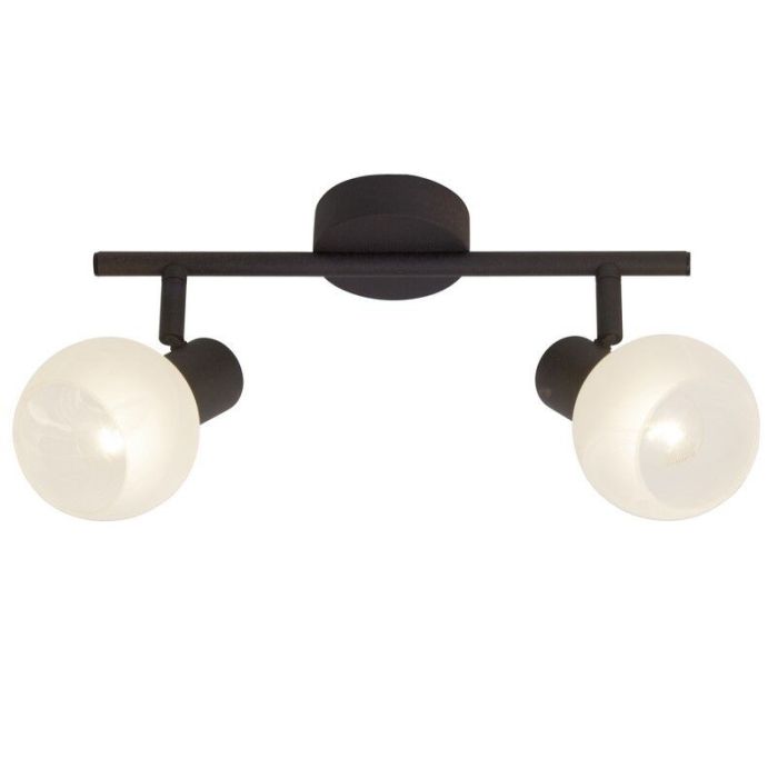 Spot plafond marron en verre, Bertus
