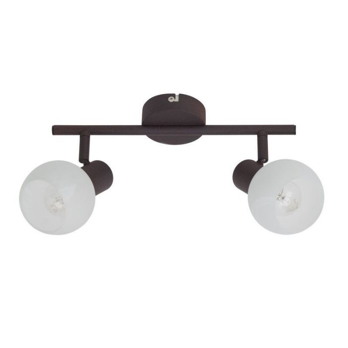 Spot plafond marron en verre, Bertus