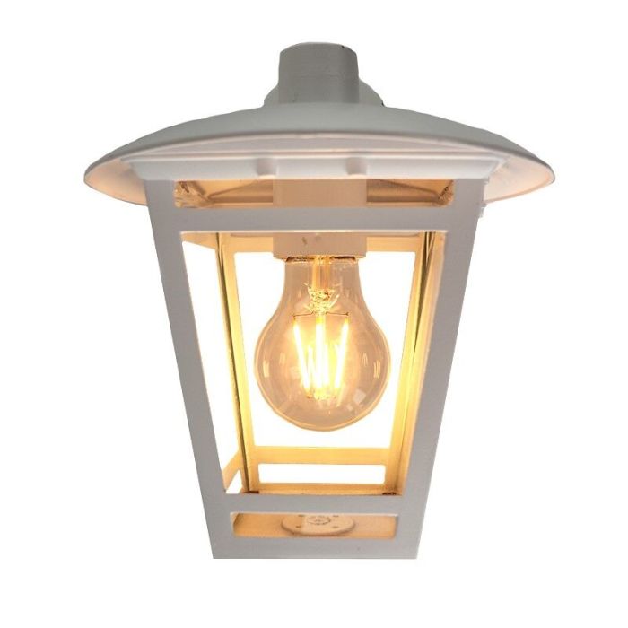 Luminaire extérieur blanc moderne, Jedidjah, IP44