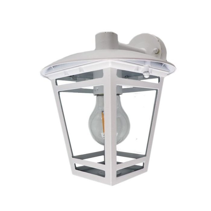 Luminaire extérieur blanc moderne, Jedidjah, IP44