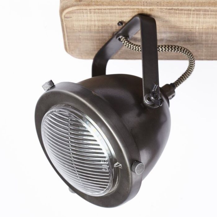 Plafonnier en bois marron, Elena