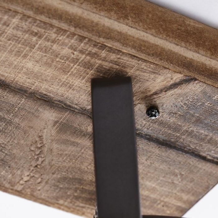 Plafonnier en bois marron, Elena