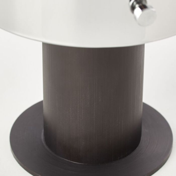 Lampe de table marronne design, Nour, avec interrupteur