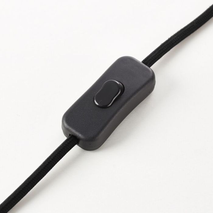 Lampe de table marronne design, Nour, avec interrupteur