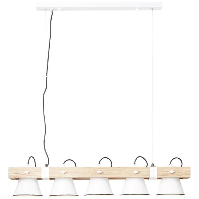 Suspension en bois marronne, Audrey