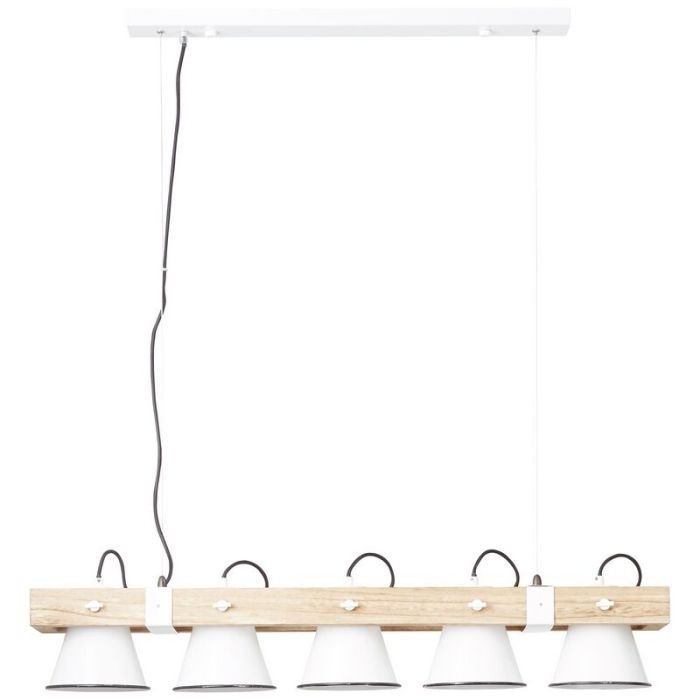 Suspension en bois marronne, Audrey